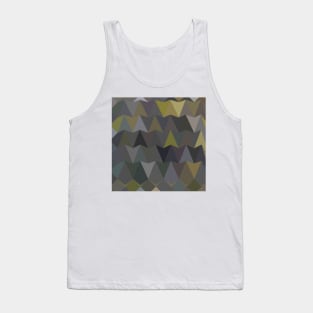 Feldgrau Gray Abstract Low Polygon Background Tank Top